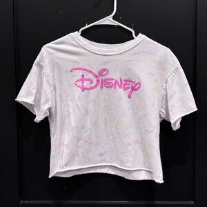 Disney Pastel Tie Dye Crop Top S